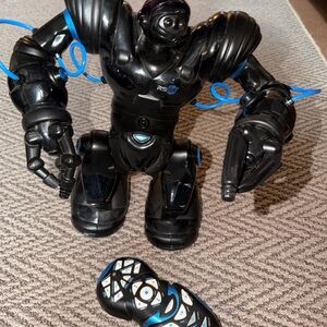 RS Black and Blue Robot with Remote